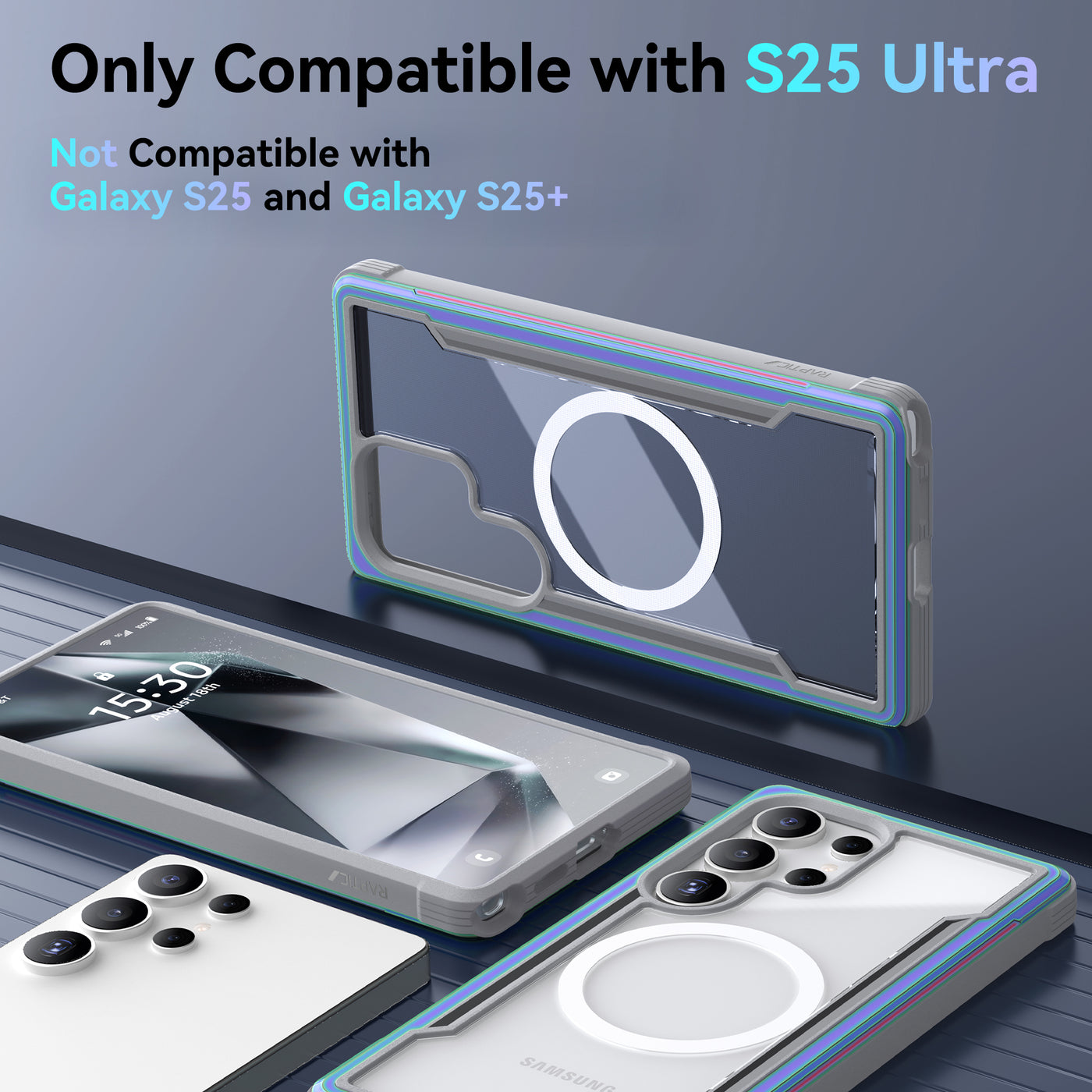 Samsung Galaxy S25 Ultra Case - Magnetic - SHIELD - Iridescent