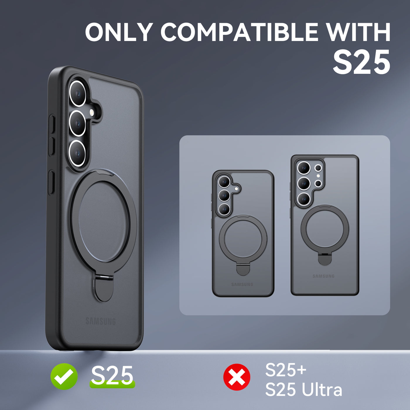 Samsung Galaxy S25 Case - Air Stand MagSafe with Kickstand