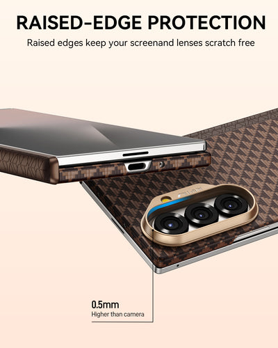 Samsung Galaxy Z Fold 7 Case - Aramid Fiber Skin - Profound- MagSafe Compatible - Humble