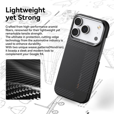 Raptic Aramid Geotik for iPhone 17 Pro- mondrian