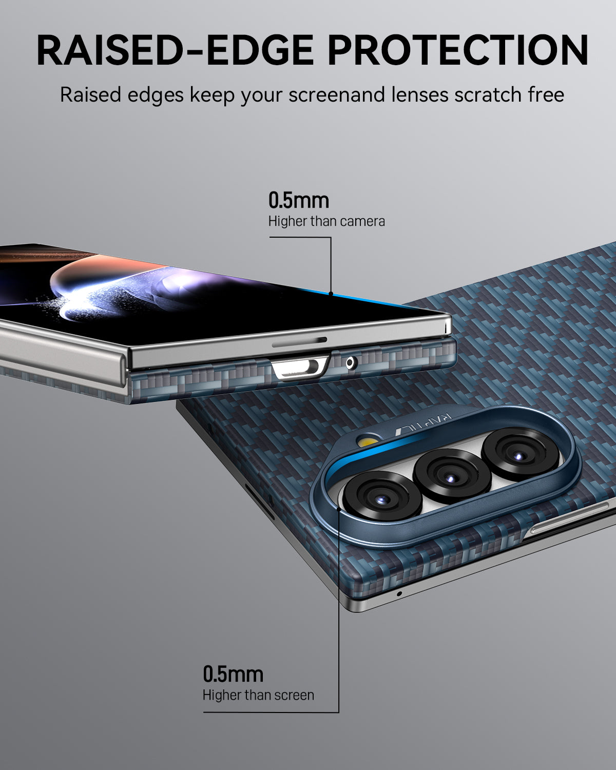 Samsung Galaxy Z Fold 7 Case - Aramid Fiber Skin - Profound- MagSafe Compatible - Profound