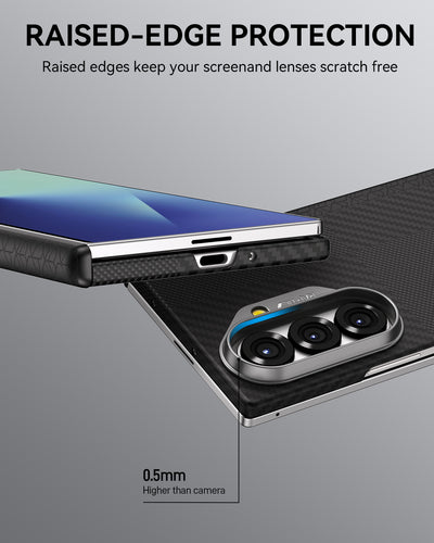 Samsung Galaxy Z Fold 7 Case - Aramid Fiber Skin - Profound- MagSafe Compatible - Mondrian