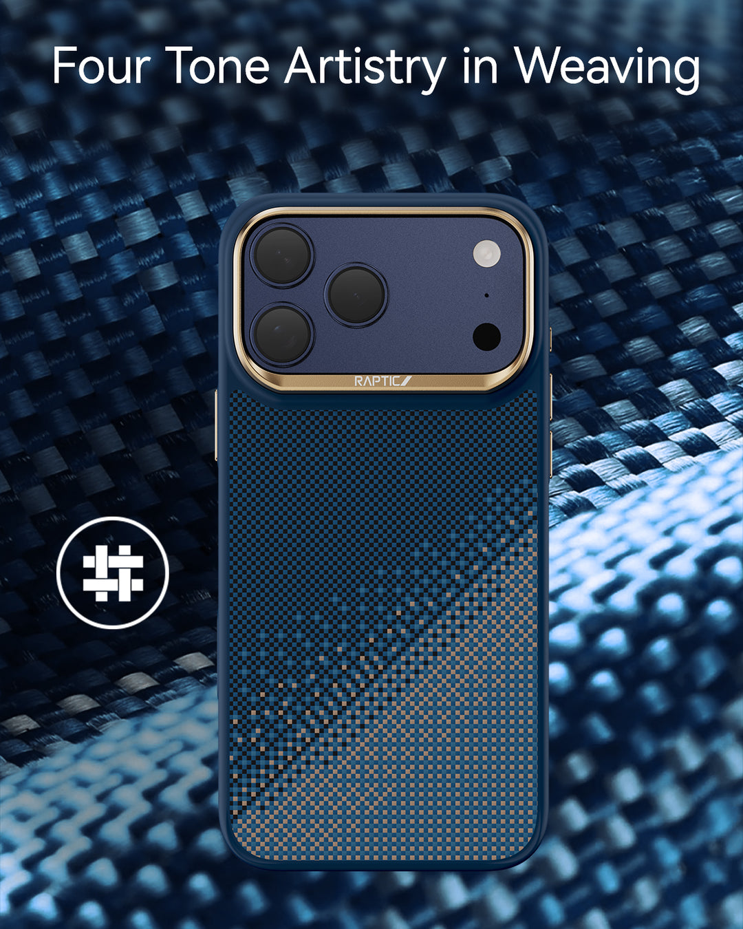 のり iphone RAPTIC Aramid Dual Case for iPhone 17 Pro / 17 Pro Max- Serenity