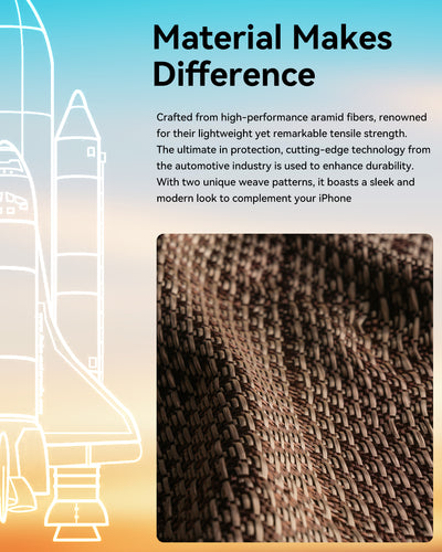 Raptic Aramid Skin-Origin for iPhone 17 - humble