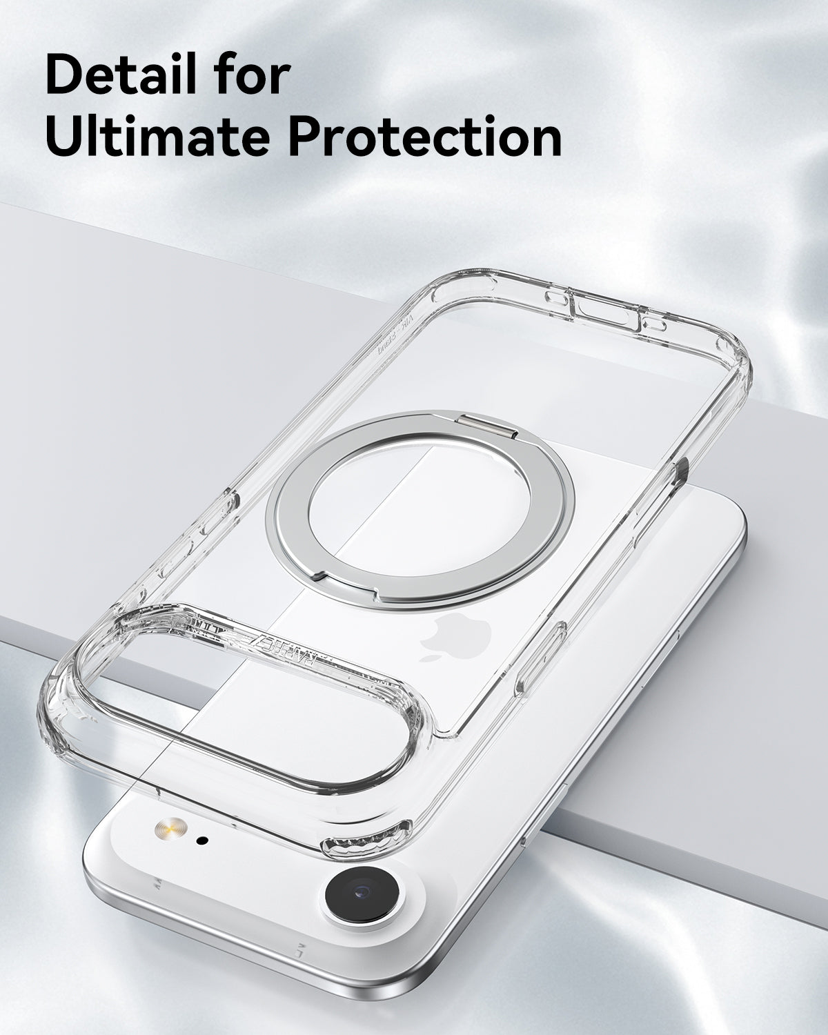 Raptic Air Stand Magsafe for iPhone 17 Air - clear