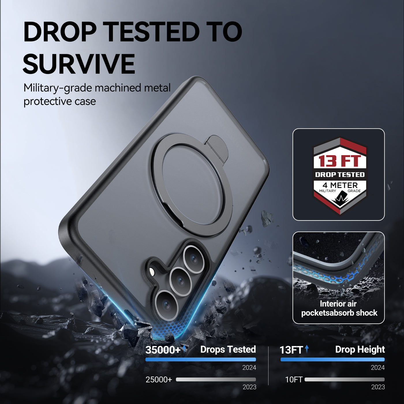 Samsung Galaxy S25 Plus Case - Air Stand MagSafe with Kickstand