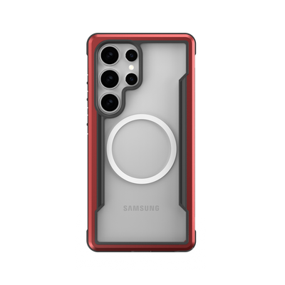Samsung Galaxy S25 Ultra Case - Magnetic - SHIELD - Red