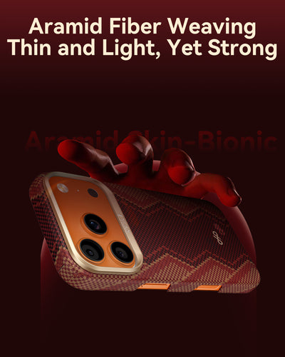 Raptic Aramid Skin-Bionic for iPhone17 Pro Max-Snake