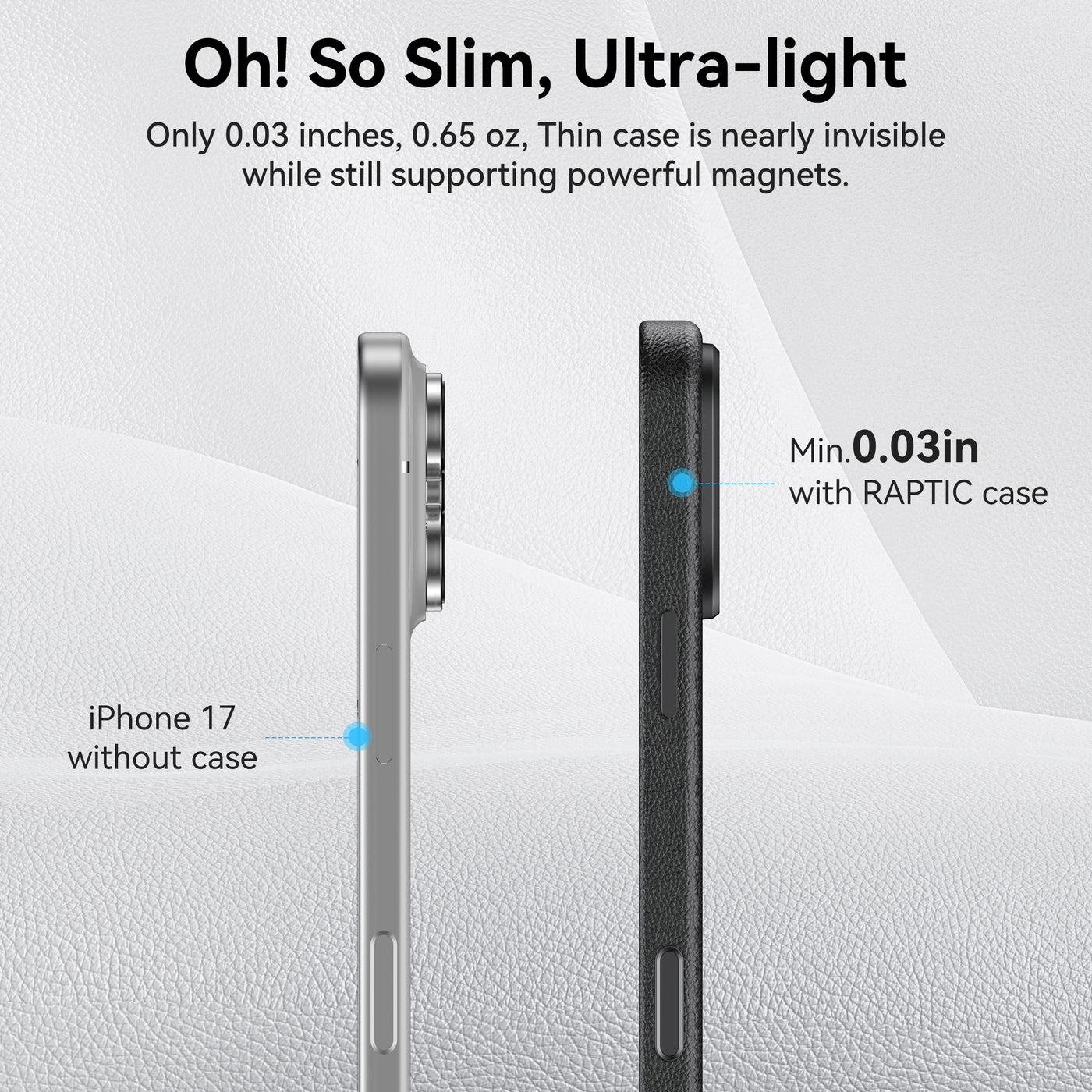Raptic Urban Nano Magsafe for iPhone 17 Pro - black