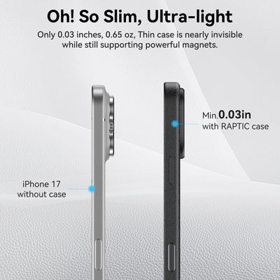 Raptic Urban Nano Magsafe for iPhone 17 Pro - black