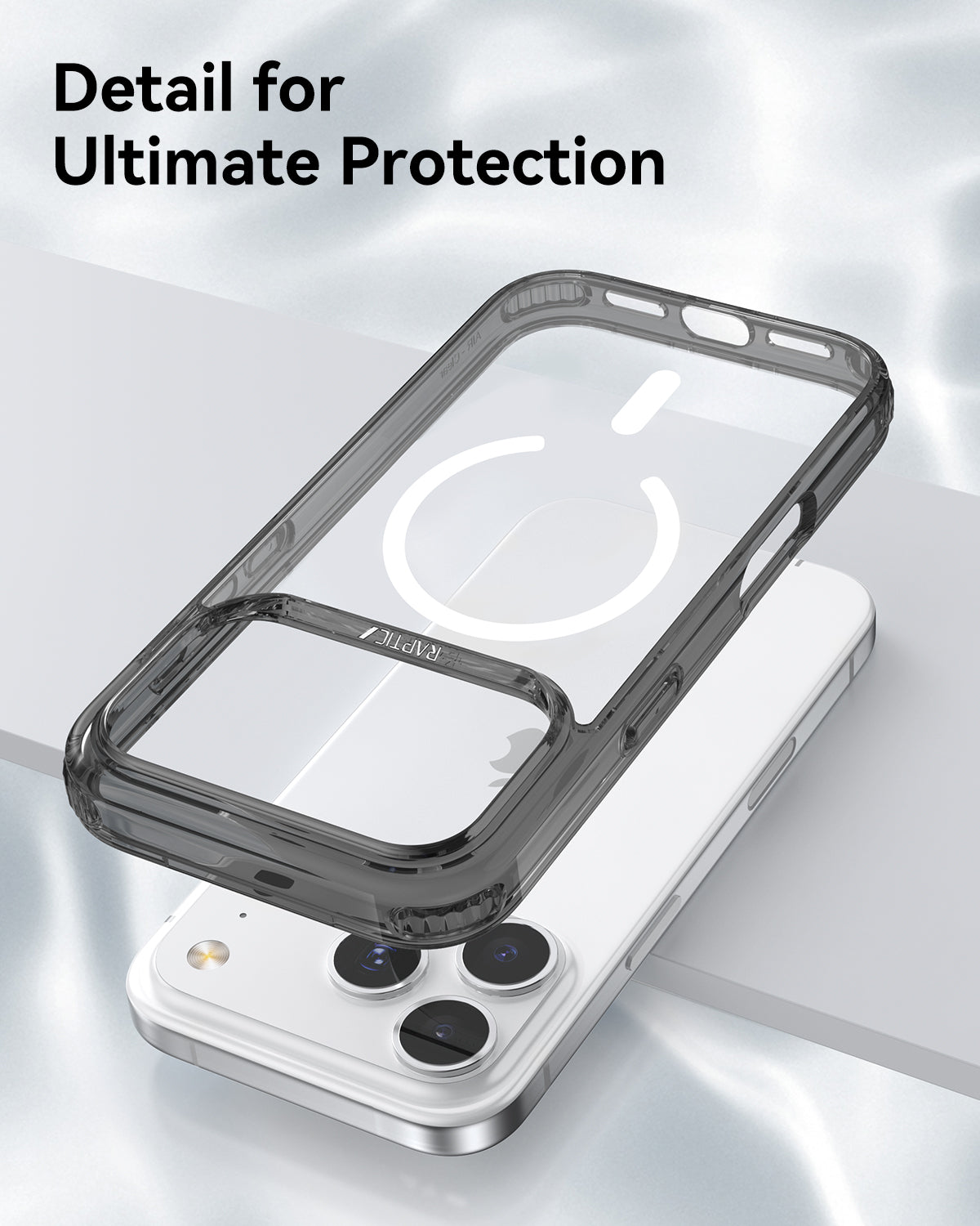 Raptic Air Clear Magsafe for iPhone 17 Pro - black