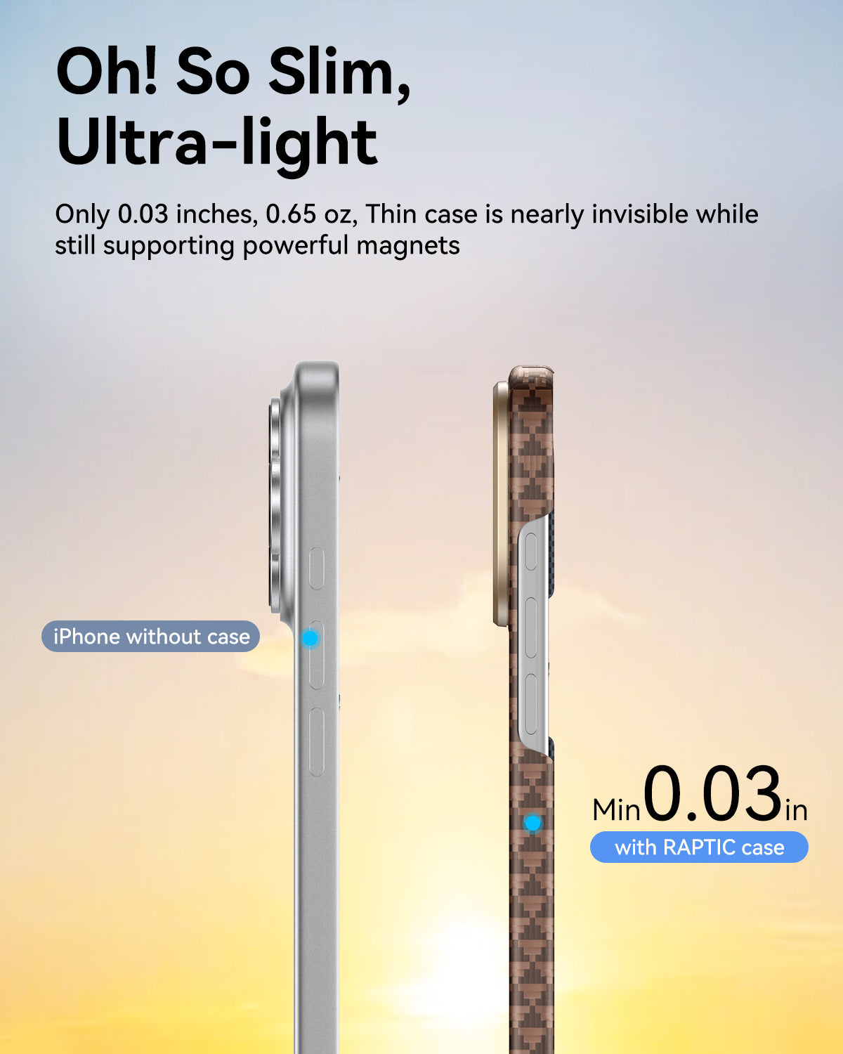 Raptic Aramid Skin-Origin for iPhone 17 Pro - humble