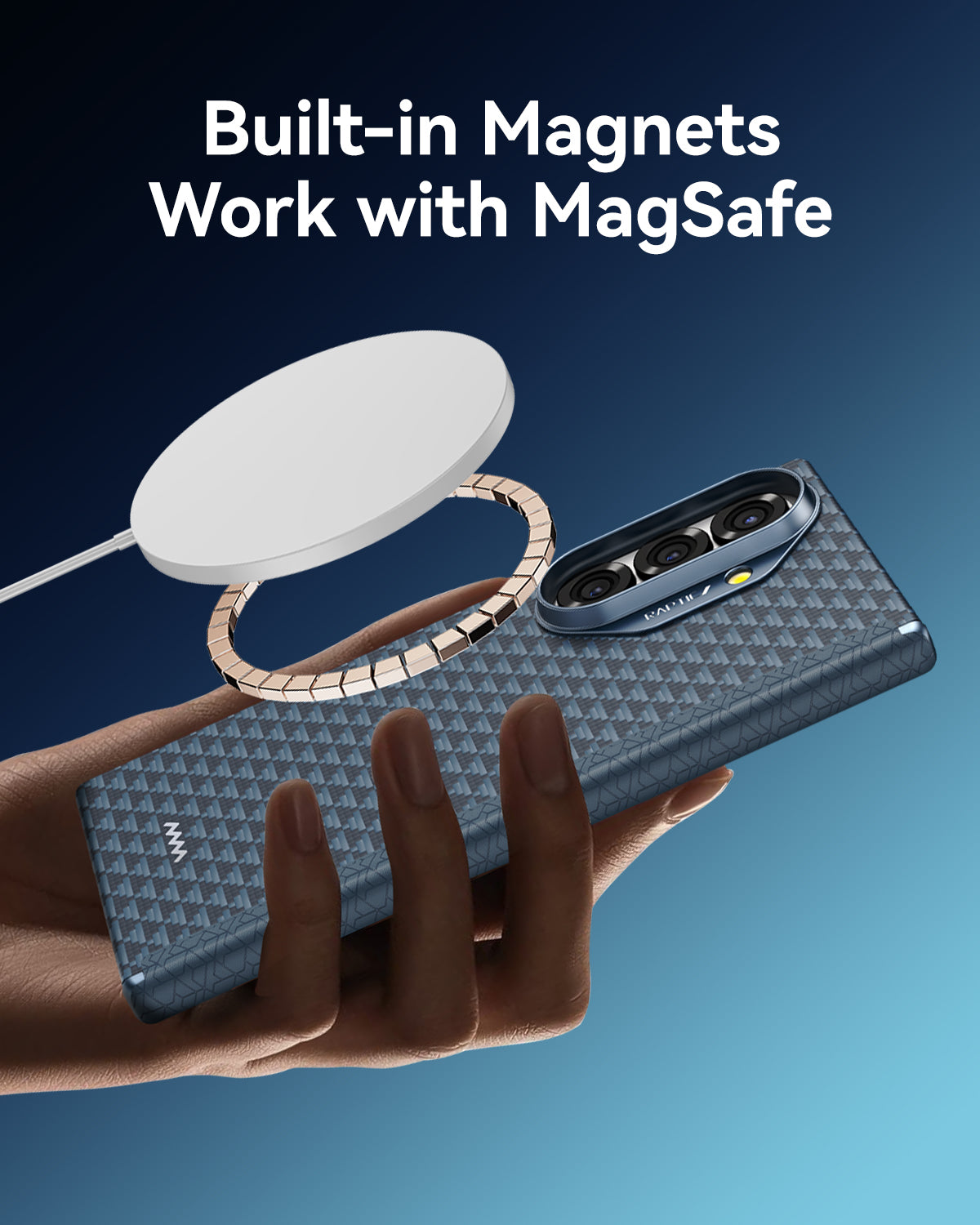 Samsung Galaxy Z Fold 7 Case - Aramid Fiber Skin - Profound- MagSafe Compatible - Profound