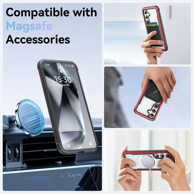 Samsung Galaxy S25 Plus Case - Magnetic - SHIELD - Red