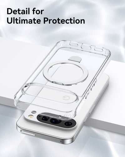 Google Pixel 10 Pro XL Clear Case - Air Stand MagSafe with Kickstand