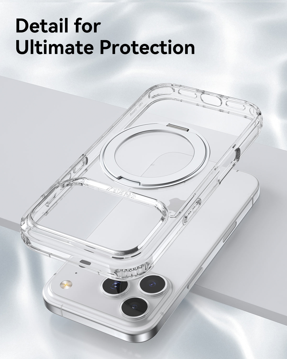 Raptic Air Stand Magsafe for iPhone 17 Pro - clear