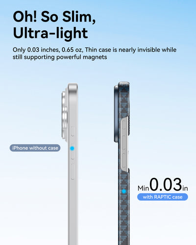 Raptic Aramid Skin-Origin for iPhone 17 Pro Max - profound