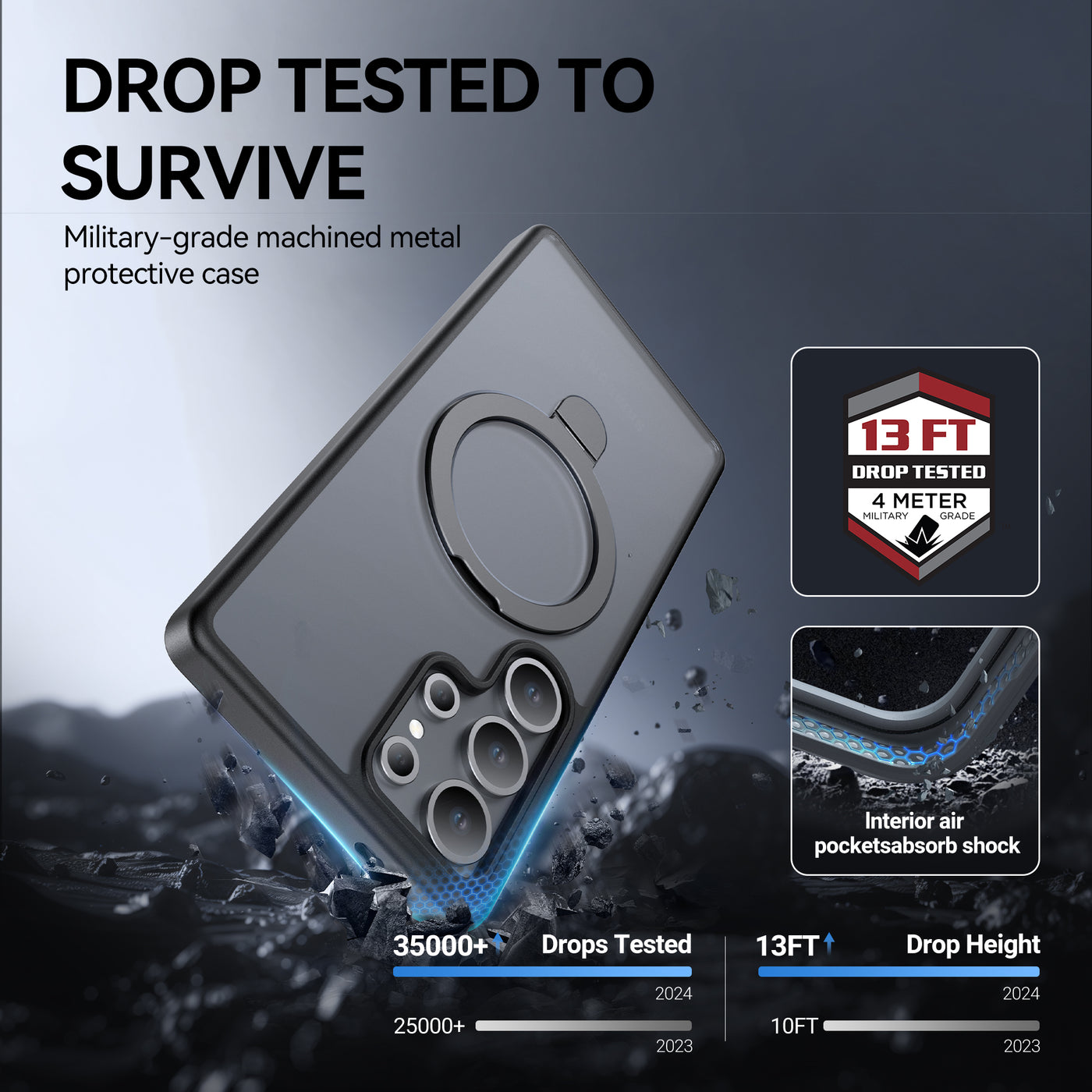 Samsung Galaxy S25 Ultra Case - Air Stand MagSafe with Kickstand