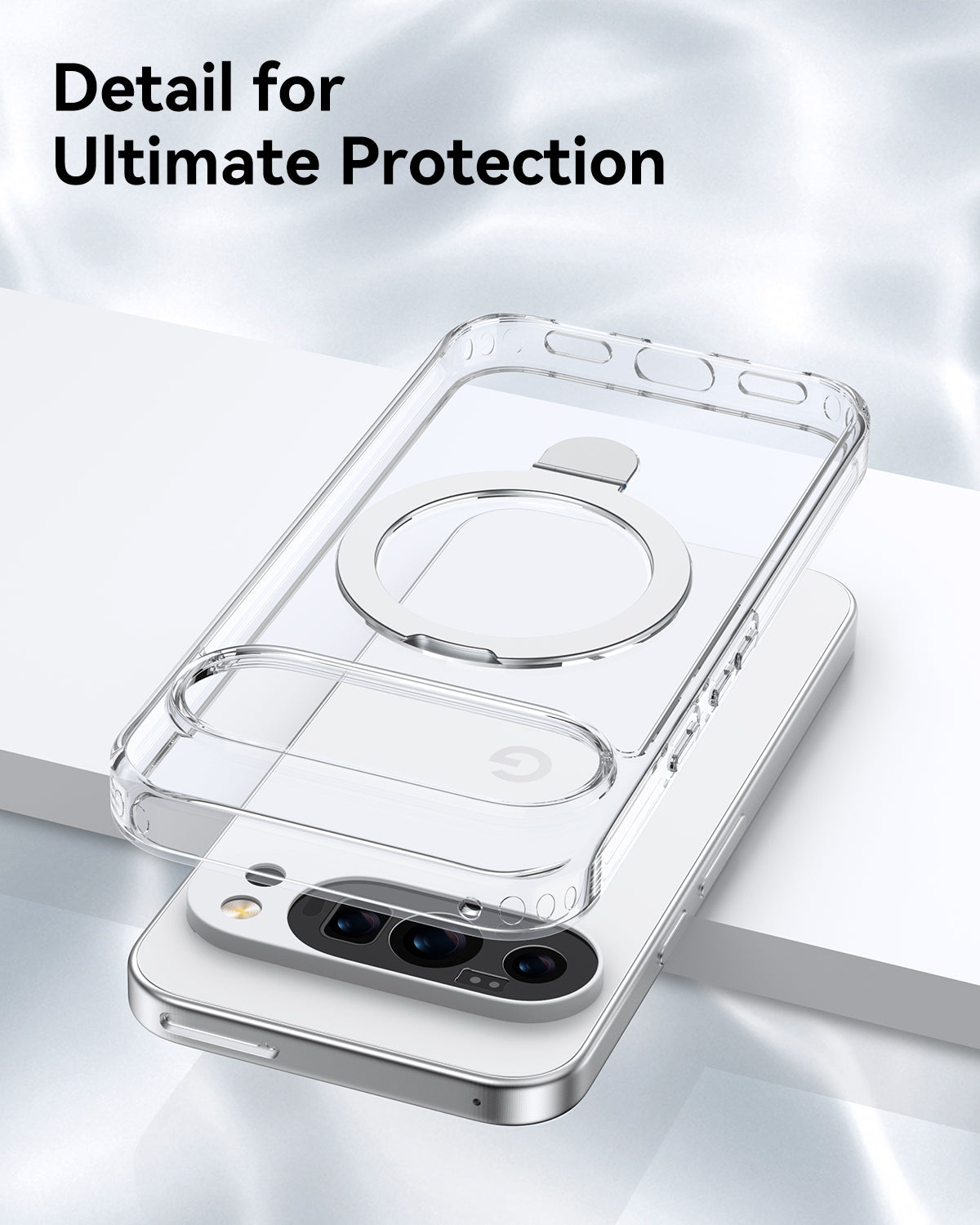 Google Pixel 10/10 Pro Clear Case - Air Stand MagSafe with Kickstand