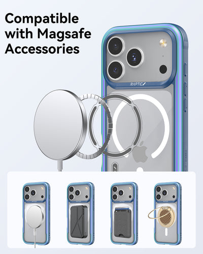 Raptic Shield Classic Magsafe for iPhone 17 Pro Max - iridescent