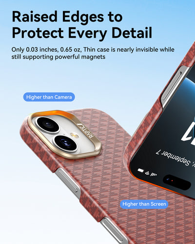 Raptic Aramid Skin-Origin for iPhone 17-Oriental