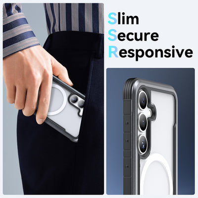 Samsung Galaxy S25 Plus Case - Magnetic - SHIELD - Black