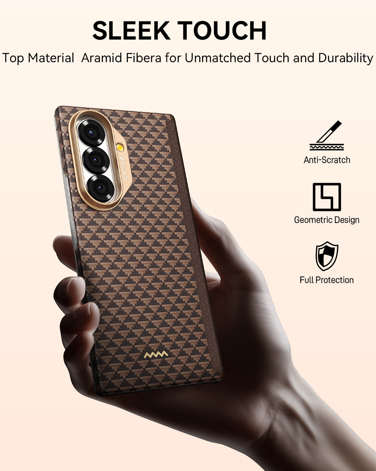 Samsung Galaxy Z Fold 7 Case - Aramid Fiber Skin - Profound- MagSafe Compatible - Humble