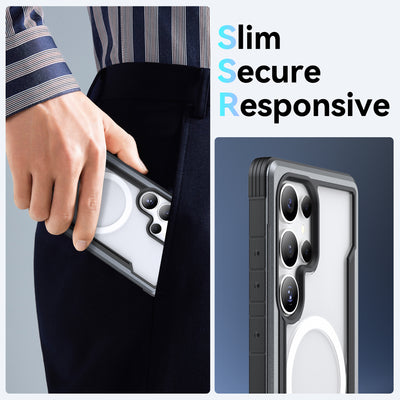 Samsung Galaxy S25 Ultra Case - Magnetic - SHIELD - Black