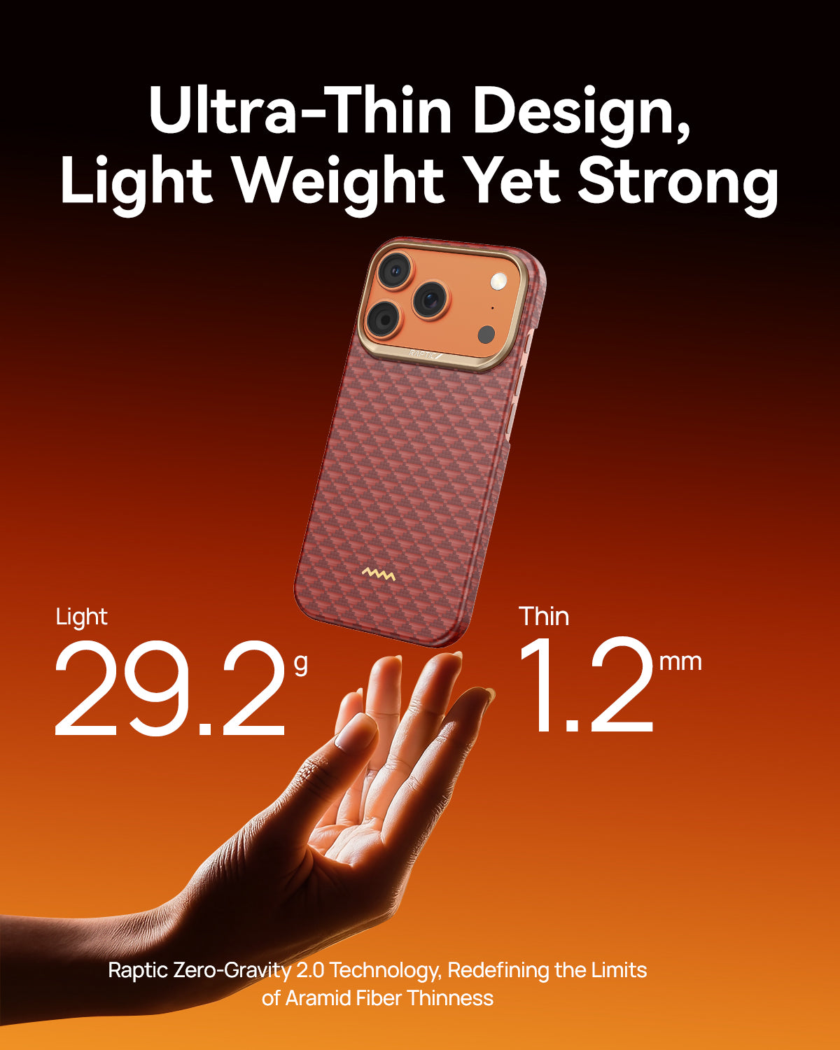 Raptic Aramid Skin-Origin for iPhone17 Pro Max-Oriental