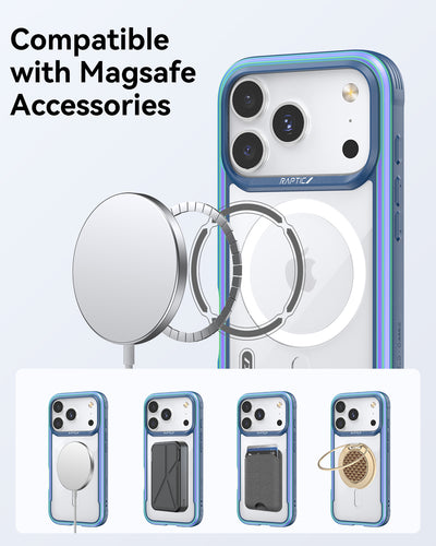 Raptic Shield Classic Magsafe for iPhone 17 Pro Max - iridescent