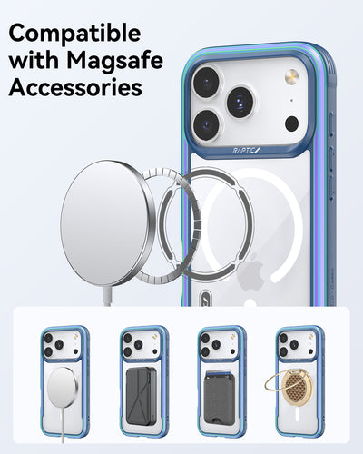 Raptic Shield Classic Magsafe for iPhone 17 Pro - iridescent