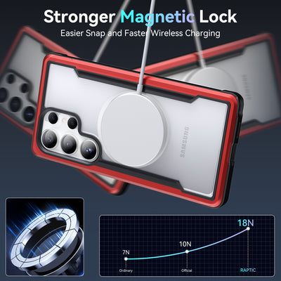 Samsung Galaxy S25 Ultra Case - Magnetic - SHIELD - Red
