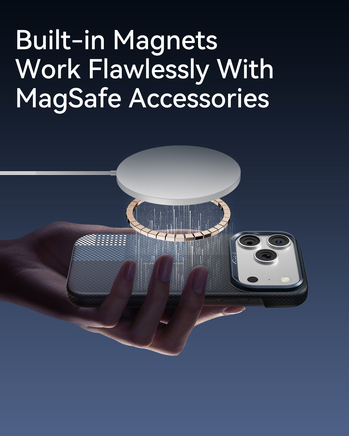 Raptic Aramid Skin-Origin for iPhone17 Pro Max-Ocean