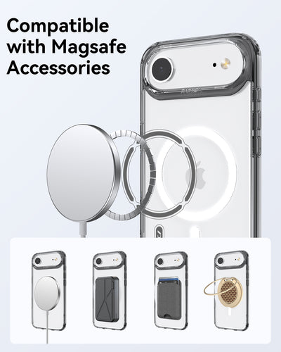 Raptic Air Clear Magsafe for iPhone 17 Air - black