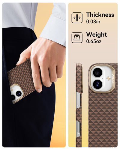 Raptic Aramid Skin-Origin for iPhone 17 - humble
