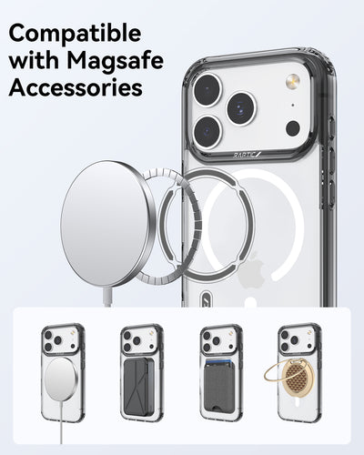 Raptic Air Clear Magsafe for iPhone 17 Pro - black