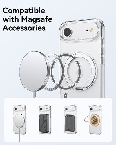 Raptic Air Stand Magsafe for iPhone 17 Air - clear