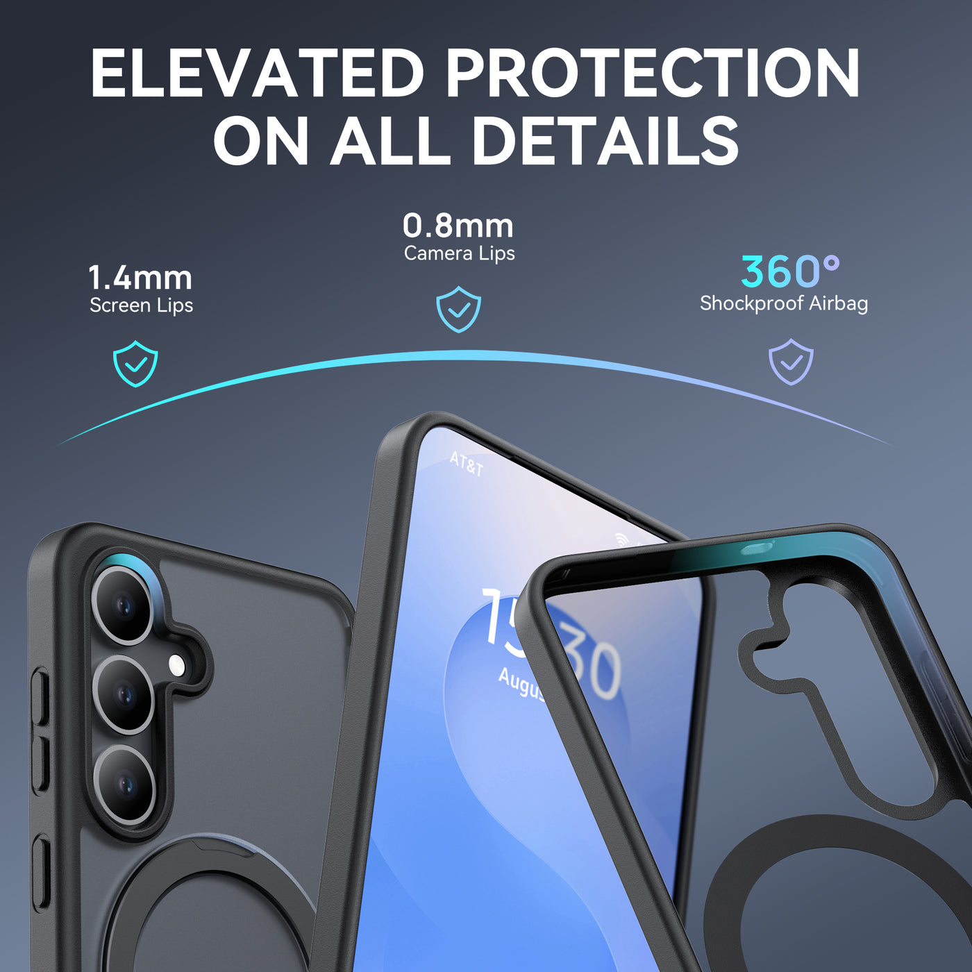 Samsung Galaxy S25 Case - Air Stand MagSafe with Kickstand