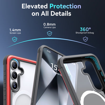 Samsung Galaxy S25 Plus Case - Magnetic - SHIELD - Red