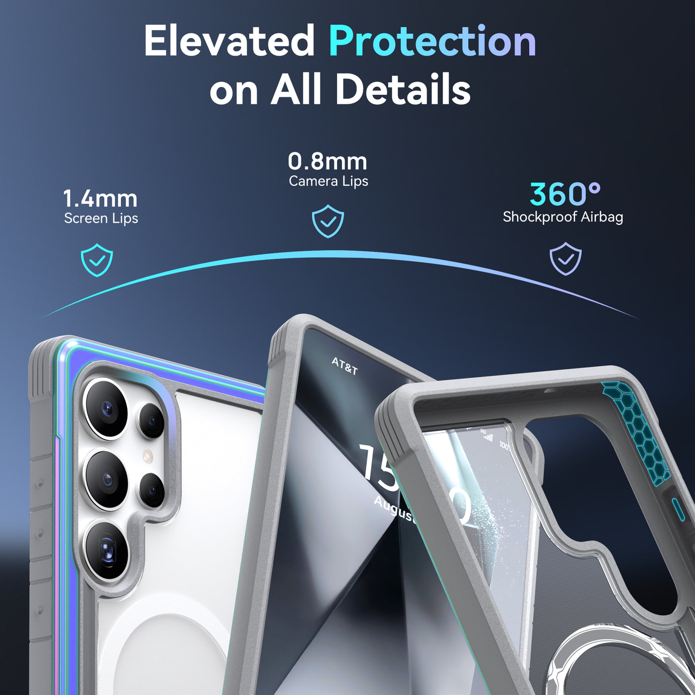 Samsung Galaxy S25 Ultra Case - Magnetic - SHIELD - Iridescent