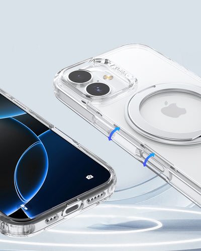 Raptic Air Stand Magsafe for iPhone 17 - clear