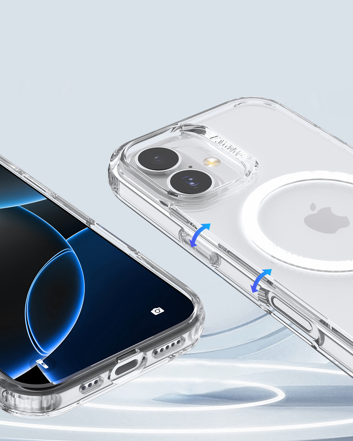 Raptic Air Clear Magsafe for iPhone 17 - clear
