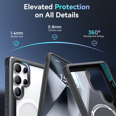 Samsung Galaxy S25 Ultra Case - Magnetic - SHIELD - Black