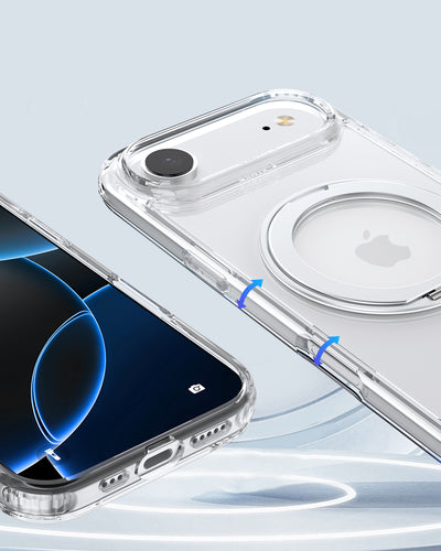 Raptic Air Stand Magsafe for iPhone 17 Air - clear