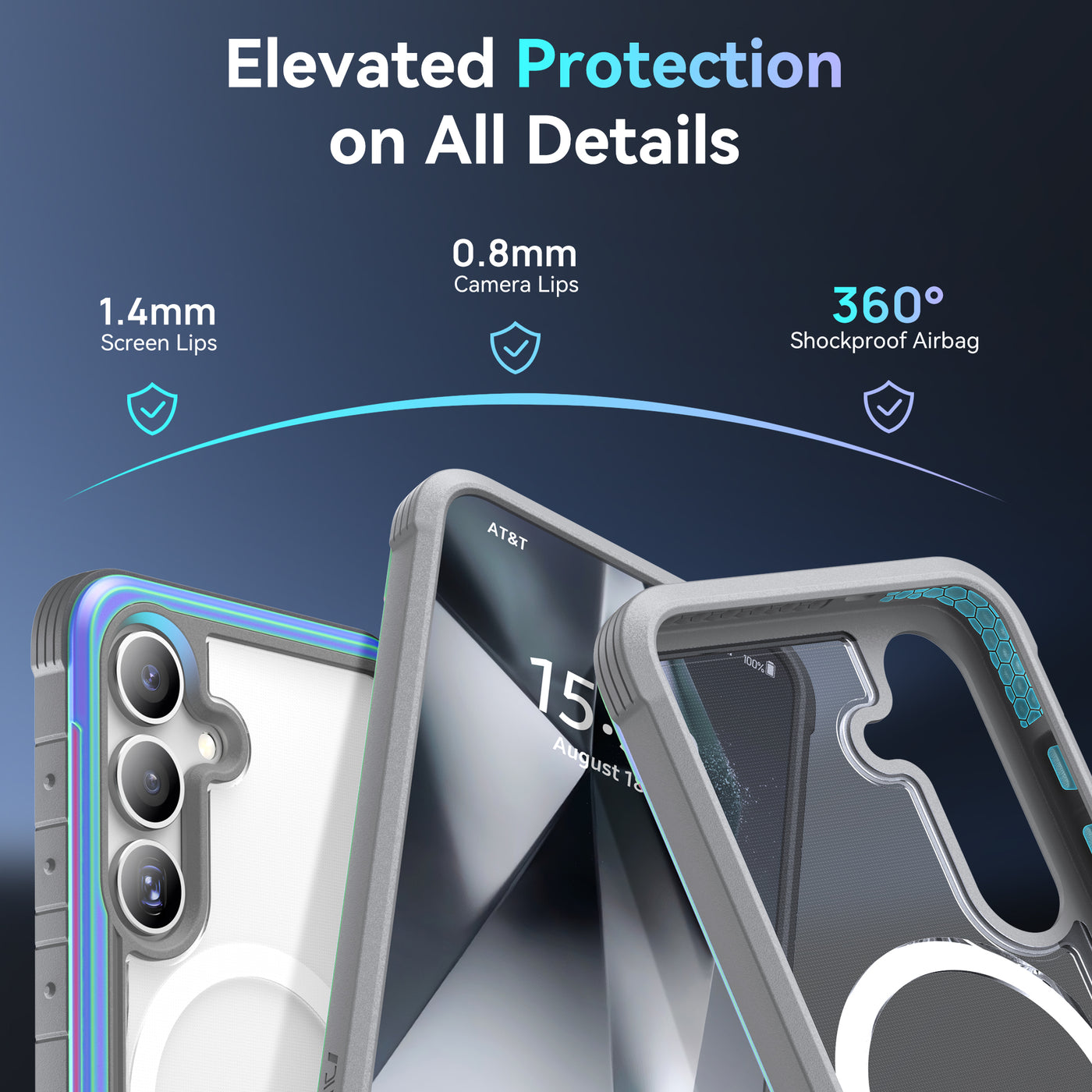 Samsung Galaxy S25 Plus Case - Magnetic - SHIELD - Iridescent