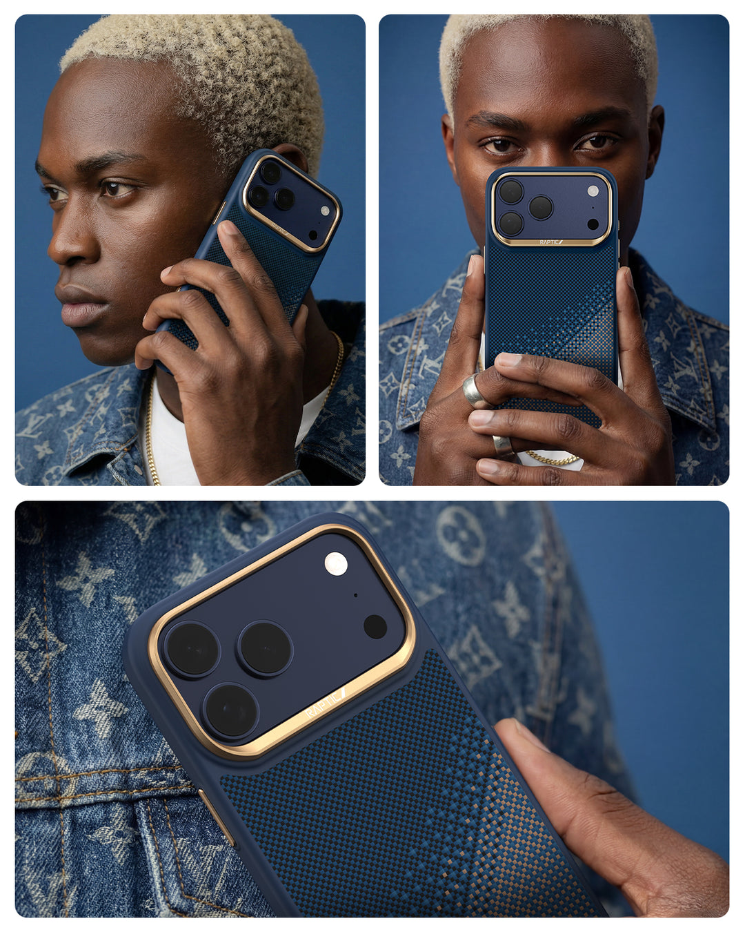 のり iphone RAPTIC Aramid Dual Case for iPhone 17 Pro / 17 Pro Max- Serenity