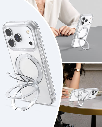 Raptic Air Stand Magsafe for iPhone 17 Pro - clear