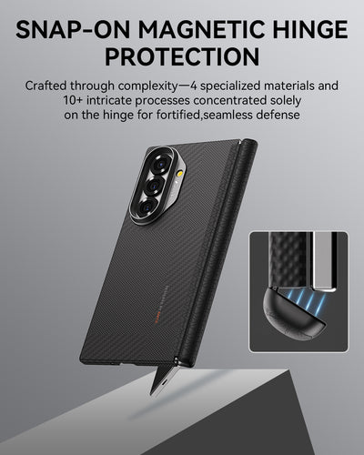 Samsung Galaxy Z Fold 7 Case - Aramid Fiber Skin - Profound- MagSafe Compatible - Mondrian