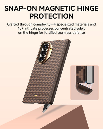 Samsung Galaxy Z Fold 7 Case - Aramid Fiber Skin - Profound- MagSafe Compatible - Humble