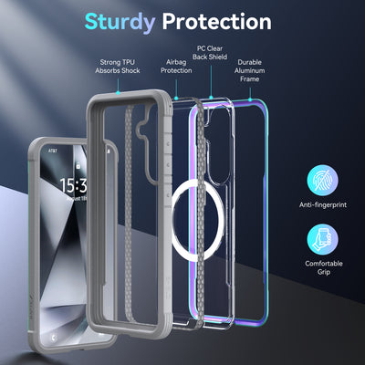Samsung Galaxy S25 Case - Magnetic - SHIELD - Iridescent